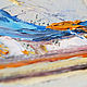 'And the Ship Sails' oil painting on canvas (sea and boat). Pictures. Multicolor Gallery. My Livemaster. Фото №6