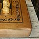 Шахматный набор 52*26*5 см. с фигурами из массива, настольная игра. Шахматы. мастерская деревянных изделий ЛАДЬЯ (prowoodbox) (woodbox). Ярмарка Мастеров.  Фото №4