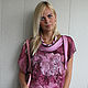 Летнее платье Пионы::"Peony with Love" dress Pink peony, Платья, Москва,  Фото №1