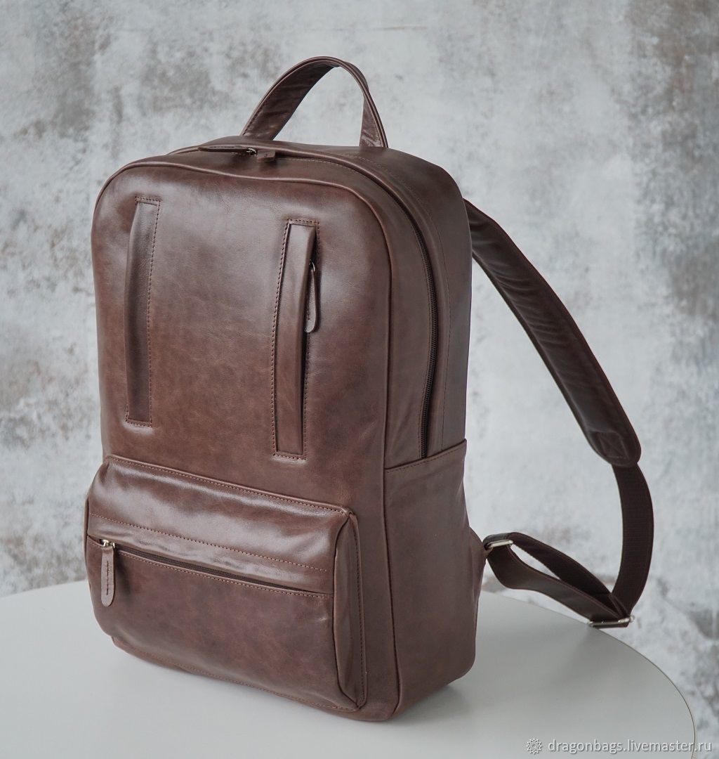 Men's leather backpack 'Salvador' (Tobacco), Backpacks, Yaroslavl,  Фото №1