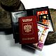 Заказать Обложки: мужская для паспорта Филин натуральная кожа с кармашком. Unity Workshop. Ярмарка Мастеров. . Обложка на паспорт Фото №3
