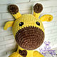 Giraffe knitted. Toy of plush yarn. Stuffed Toys. Ermelenatoys. Online shopping on My Livemaster.  Фото №2