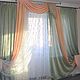 Textiles in the bedroom ,custom design, Curtains1, Moscow,  Фото №1