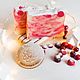 Handmade solid soap Cranberries in sugar natural, Soap, Novye Burasy,  Фото №1