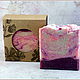 Натуральное мыло с  белой и розовой глинами. Мыло. KIra (cosmetics and soap). Интернет-магазин Ярмарка Мастеров.  Фото №2