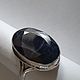 Кольца 18 и 18.5 р.С Уральскими Сапфирами 4.2 Ct. Кольца. Роберт Серебро 999.. Ярмарка Мастеров.  Фото №8