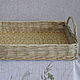 Rectangular braided tray with hinged handles. Trays. Elena Shitova - basket weaving. Online shopping on My Livemaster.  Фото №2