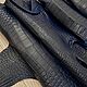 Crocodile leather, haberdashery/shoe dressing, dark blue color!, Leather, St. Petersburg,  Фото №1