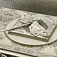 Шкатулка для украшений большая "Серебряная стрекоза". Шкатулки. Студия декора 'Нота стиля'. Ярмарка Мастеров.  Фото №10