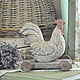Order Cockerel on a gurney decor Country Provence Farmhouse. Decor concrete Azov Garden. Livemaster. . Figurines Фото №3