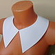 The collar is detachable /white. Collars. ERIO SHOP. My Livemaster. Фото №5