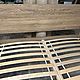 Двуспальная кровать из массива дуба Trigon. Кровати. Oak-furniture-land. Ярмарка Мастеров.  Фото №4