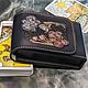 Чехол для карт таро " Ночные орхидеи". Чехол для карт. LeatherTarotCase / NeilaCraft. Интернет-магазин Ярмарка Мастеров.  Фото №2