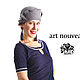 Hat Cloche transformer 'grey wind'. Hats1. EDIS | дизайнерские шляпы Наталии Эдис. My Livemaster. Фото №4