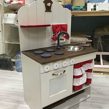 Куклы и игрушки ручной работы. Ярмарка Мастеров - ручная работа Игровая кухня Прованс (2). Handmade.