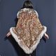 Sadko shawl with silver fox fur. Shawls1. National Brand. Online shopping on My Livemaster.  Фото №2