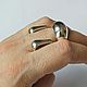 Серьги и кольцо серебро "Капсула 3". Комплекты украшений. Newstylejewelry. Ярмарка Мастеров.  Фото №4
