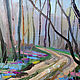 Oil painting Spring in the forest. Pictures. Dubinina Ksenya. My Livemaster. Фото №6