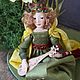 Author's interior doll with daffodils. Interior doll. Uggla. My Livemaster. Фото №5