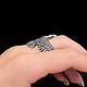 Кольцо Ворон. Кольца. AlexFox Jewelry. Ярмарка Мастеров.  Фото №6