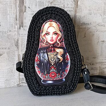 Сумки ручной работы. Ярмарка Мастеров - ручная работа Сумка матрёшка. Handmade.