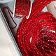 Рондели Ярко красные 4 мм. Бусины. SilverBranch_Shop. Ярмарка Мастеров.  Фото №5