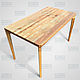 Стол обеденный из массива дерева SOLUNA. Столы. Мебельный бутик (Wofurniture). Ярмарка Мастеров.  Фото №5