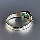 Order Men's Gold Ring with Emerald (1,89ct) Handmade Ring. Bauroom - vedic jewelry & gemstones (bauroom). Livemaster. . Rings Фото №3