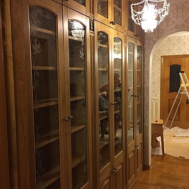Для дома и интерьера ручной работы. Ярмарка Мастеров - ручная работа Библиотека из массива дуба на заказ. Handmade.