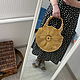 The bag: Knitted bag, Mustard color, bamboo handles. String bag. mmknitting. My Livemaster. Фото №4