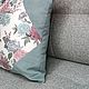 Декоративная подушка BOUQUET, hand made. Подушки. VGM-shop (vgm-shop). Интернет-магазин Ярмарка Мастеров.  Фото №2