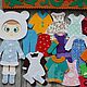 Снежана - куколка из фетра с одеждой на магнитах. Одежда для кукол. 'LittleUmka' (Юлия). Интернет-магазин Ярмарка Мастеров.  Фото №2