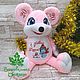 Игрушка Мышка. Мягкие игрушки. Ирина (Вышивальная светлица). Интернет-магазин Ярмарка Мастеров.  Фото №2