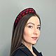 Ободок-кокошник с кружевом и хрустальными бусинами. Ободки. Екатерина (stilistika). Ярмарка Мастеров.  Фото №4