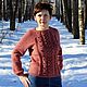 Заказать Джемпер женский  с аранами. Ольга Торопова (Lelya_crochet). Ярмарка Мастеров. . Джемперы Фото №3