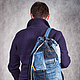 Backpack denim 'Pockets', Backpacks, Saratov,  Фото №1