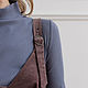 Turtleneck made of viscose Blue, turtleneck badlon knitwear gray. Turtleneck Sweaters. mozaika-rus. My Livemaster. Фото №5