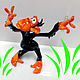 Interior glass sculpture - Monkey revealer of secrets. Name souvenirs. In Glass. Online shopping on My Livemaster.  Фото №2