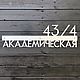 Табличка “Aisi-2” 62см (нерж.ст.). Номер на дверь. KuusArt (часы, декор, таблички). Интернет-магазин Ярмарка Мастеров.  Фото №2