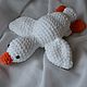 Гусь - обнимусь, 2 шт. Амигуруми куклы и игрушки. Игрушки ручной работы. Ярмарка Мастеров.  Фото №5