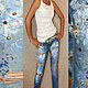 Jeans pearl vintage, Jeans, Moscow,  Фото №1