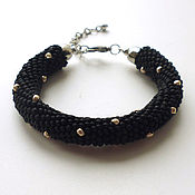 Украшения handmade. Livemaster - original item Beaded Crochet Bracelet. Handmade.
