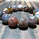 Botswana agate Bracelet 'Patterns of Nature'. Bead bracelet. Beautiful gifts for the good people (Alura-lights). Online shopping on My Livemaster.  Фото №2