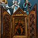 Винтаж: Флорентийский складень. Иконы винтажные. Винтажный калейдоскоп. Интернет-магазин Ярмарка Мастеров.  Фото №2