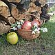 Яблоко сувенирное деревянное. Яблочки из дерева. Статуэтка. Антон Витко (lukoshko70). Ярмарка Мастеров.  Фото №6