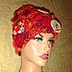 Шапка "Коралловый микс". Шапки. Анна Лесникова      Les accessoires. Ярмарка Мастеров.  Фото №4