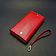 wallet womens leather. Large red floater wallet, Wallets, St. Petersburg,  Фото №1
