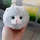 Вязаная игрушка ручной работы - КотоШарик. Амигуруми куклы и игрушки. Mir-igrushek-73. Интернет-магазин Ярмарка Мастеров.  Фото №2