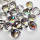 Beads Drops 10/8 mm Gray Rainbow 1 piece Briolettes, Beads1, Solikamsk,  Фото №1