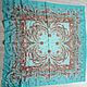 Pavlovo Posad silk shawl 'Coral breeze' grade 1. Shawls1. Petelka. Online shopping on My Livemaster.  Фото №2